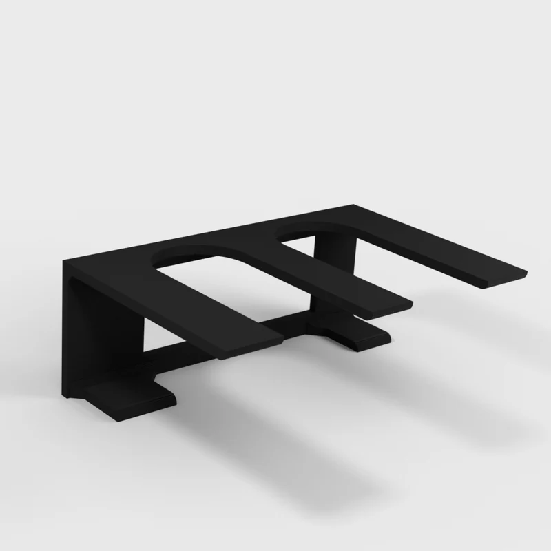 Support compact pour routeur et commutateur - Pour mur ou sous le bureau