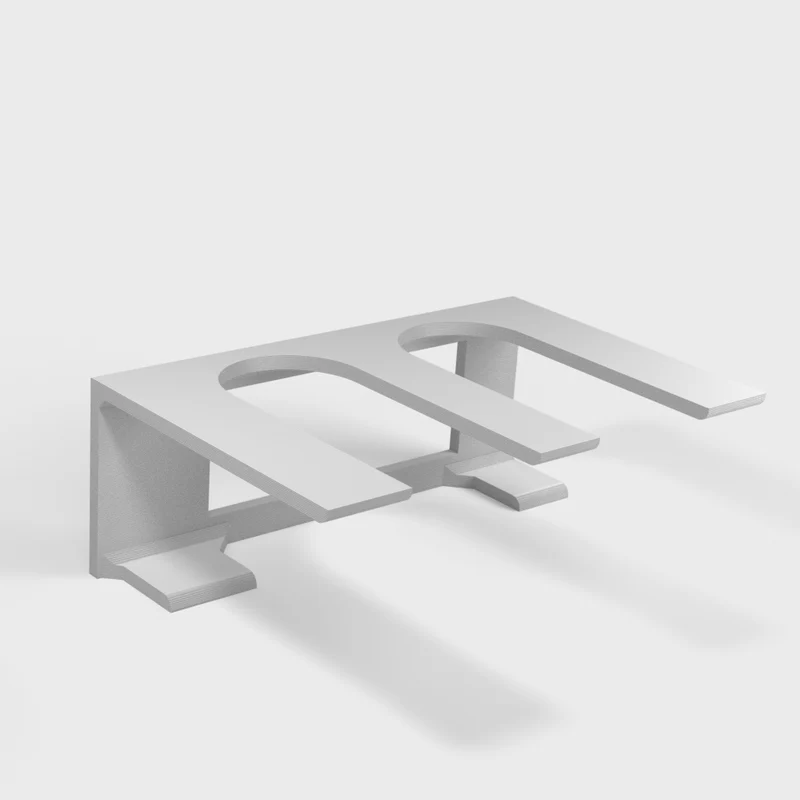 Support compact pour routeur et commutateur - Pour mur ou sous le bureau