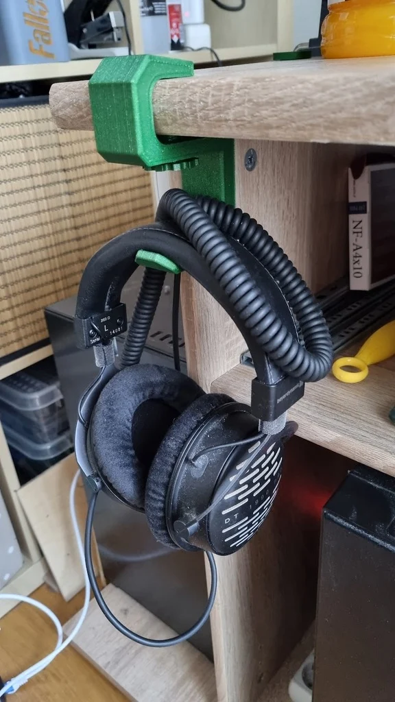 Support de casque paramétrique pour bureau