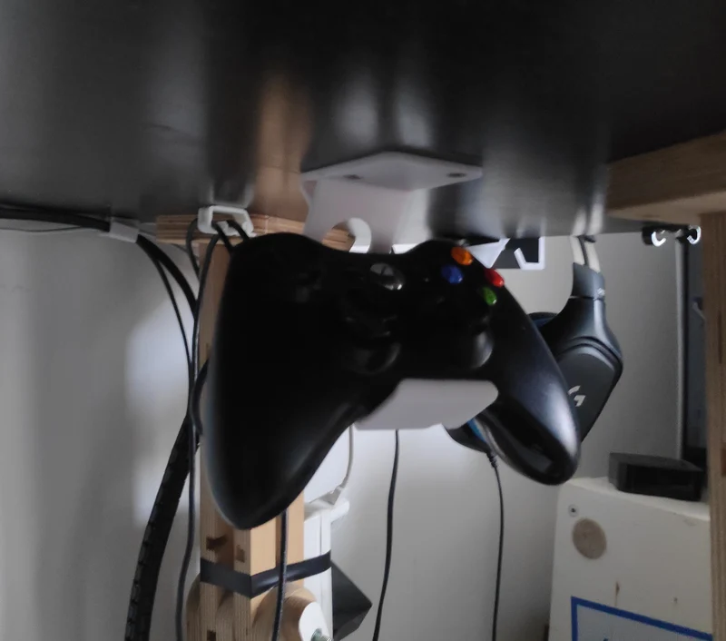 Support de manette Xbox pour sous le bureau