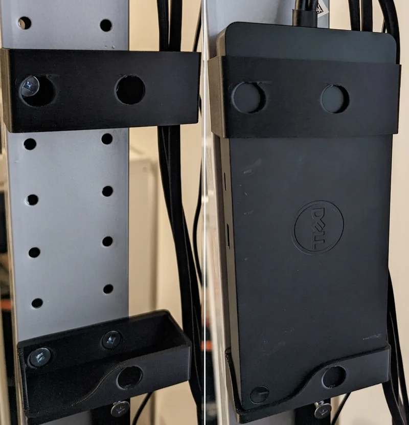 Support de station d'accueil Dell WD19DCS pour bureau IKEA Jerker