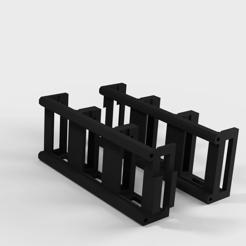 Support de montage en rack pour Raspberry Pi 4/5 – 1U