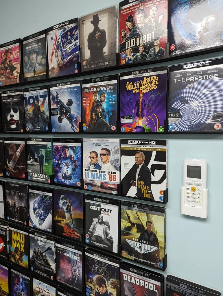 Support mural pour boîtiers Blu-ray, DVD, PlayStation et Xbox
