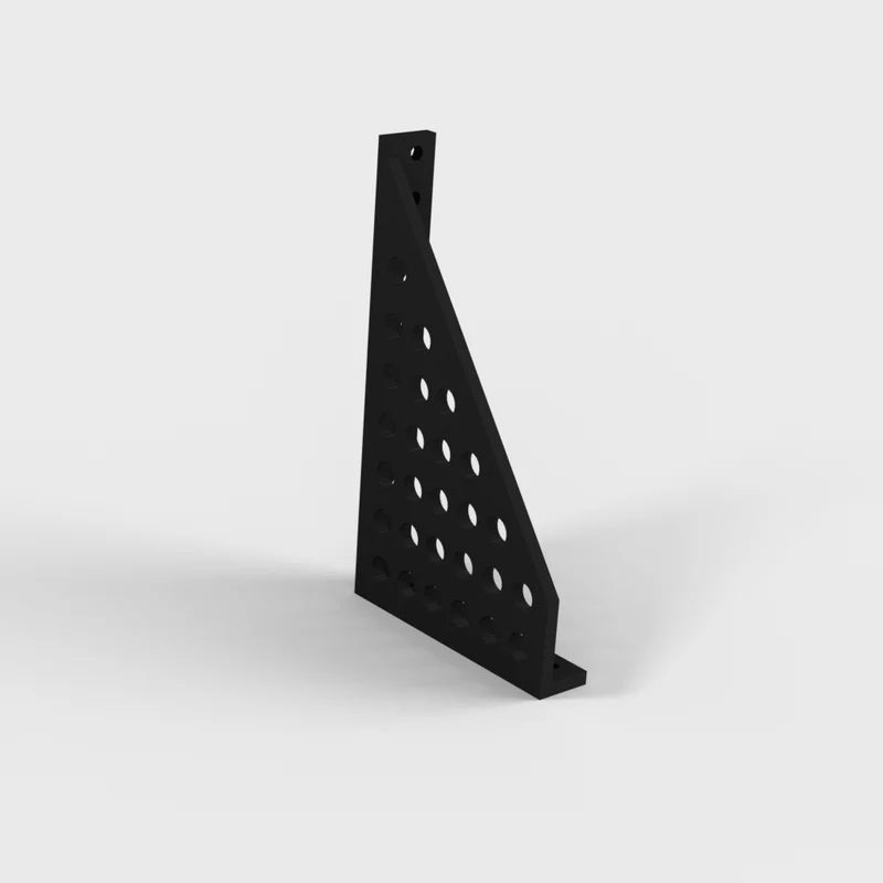 Support de rack 3U 19 pouces pour mur, bureau et surface