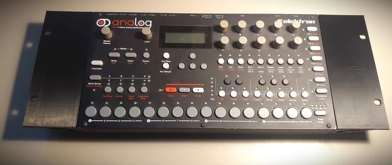 Oreilles de rack Elektron Analog 4 & Octatrack - Kit de montage en rack 19"