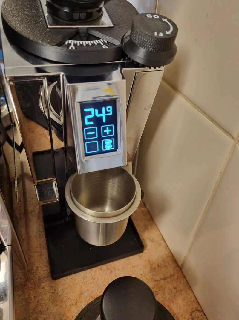 Support de tasse de dosage Eureka Mignon avec collecteur de café et angle réglable - 54 mm - (3 pièces)
