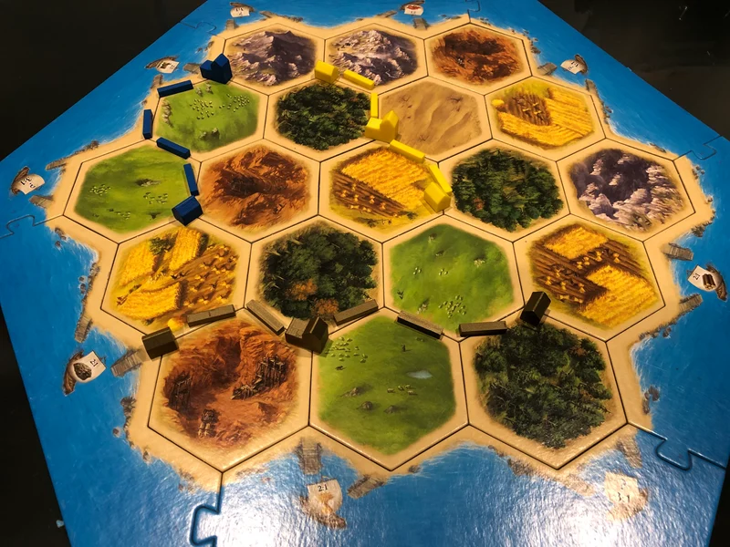 Ensemble d'éléments de construction Catan