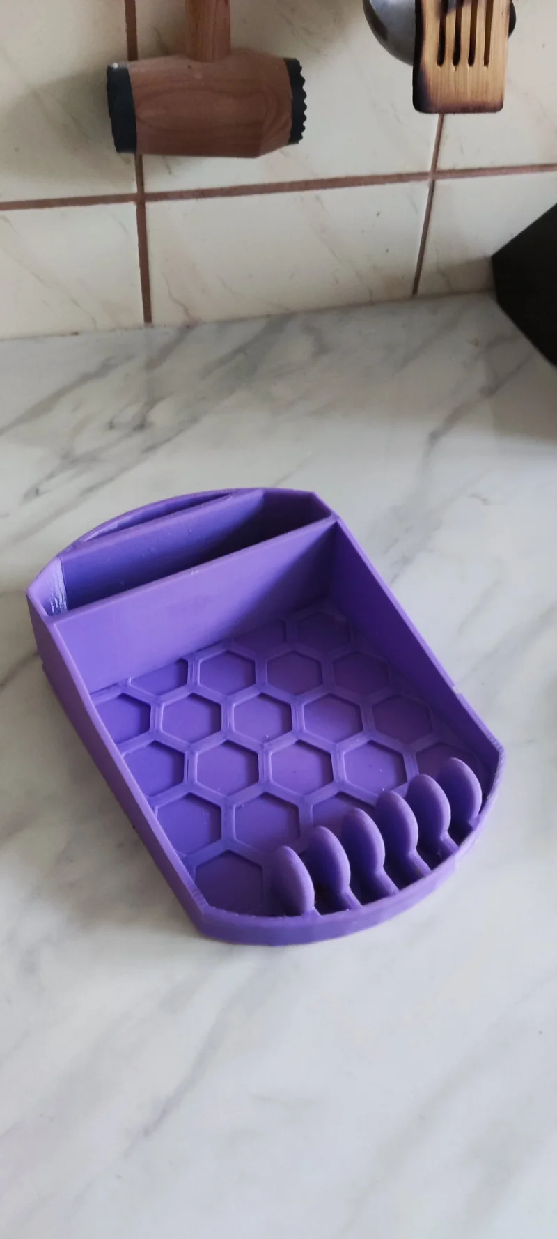 Porte-spatule et porte-couvercle de casserole - Organisateur de cuisine