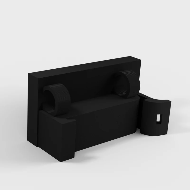 Support pour convertisseur DC-DC LM2596 sur rail DIN