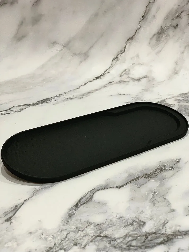 Organisateur de salle de bain modulaire avec supports pour brosse à dents, cotons-tiges et disques de maquillage