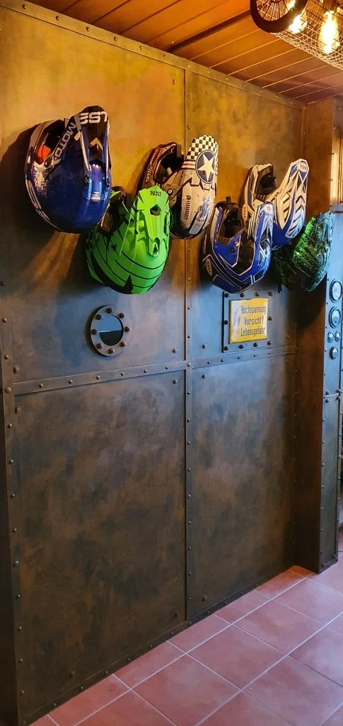 Support de casque mural pour casques de moto, MX et VTT