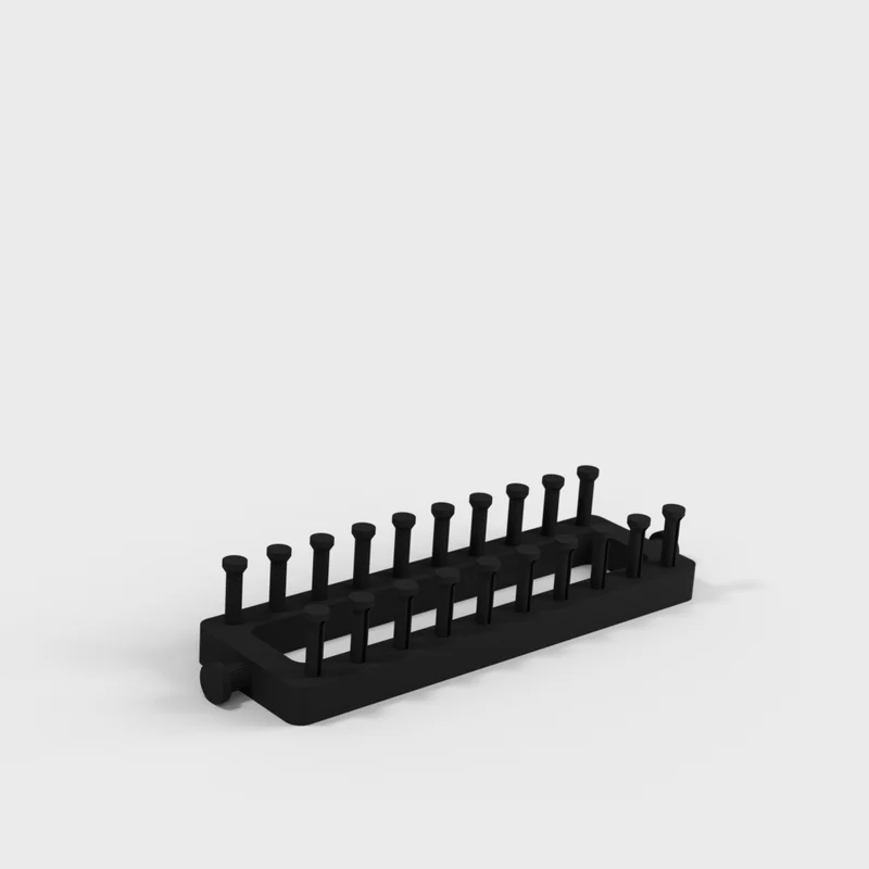 Métier à tricoter rectangulaire avec 10 broches