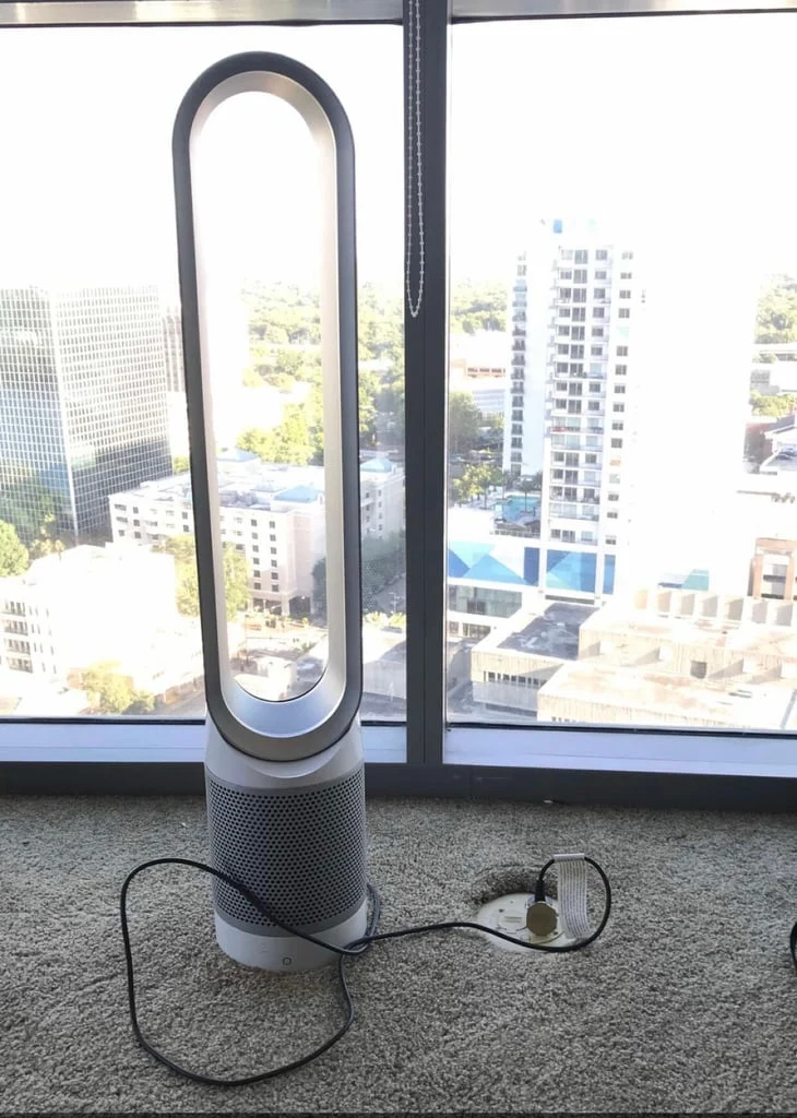 Support de sol et cache-câble pour Dyson Pure Cool TP01