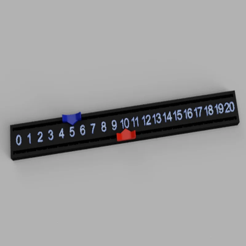 Easy Slide Dual Track Counter - Tracker de joueur facile