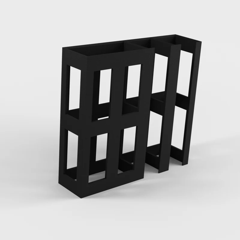 Support de film alimentaire pour un rangement peu encombrant