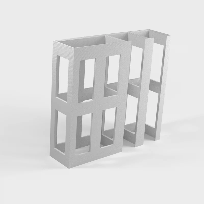 Support de film alimentaire pour un rangement peu encombrant