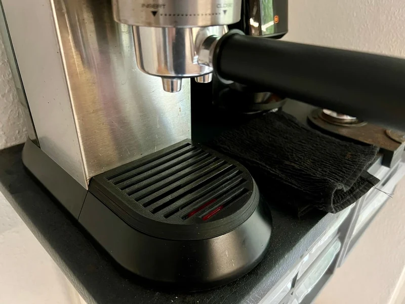 DeLonghi Dedica Nicer Bac à égouttage en noir mat