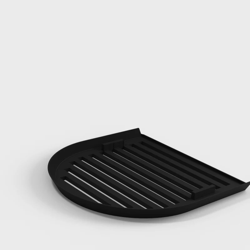 DeLonghi Dedica Nicer Bac à égouttage en noir mat