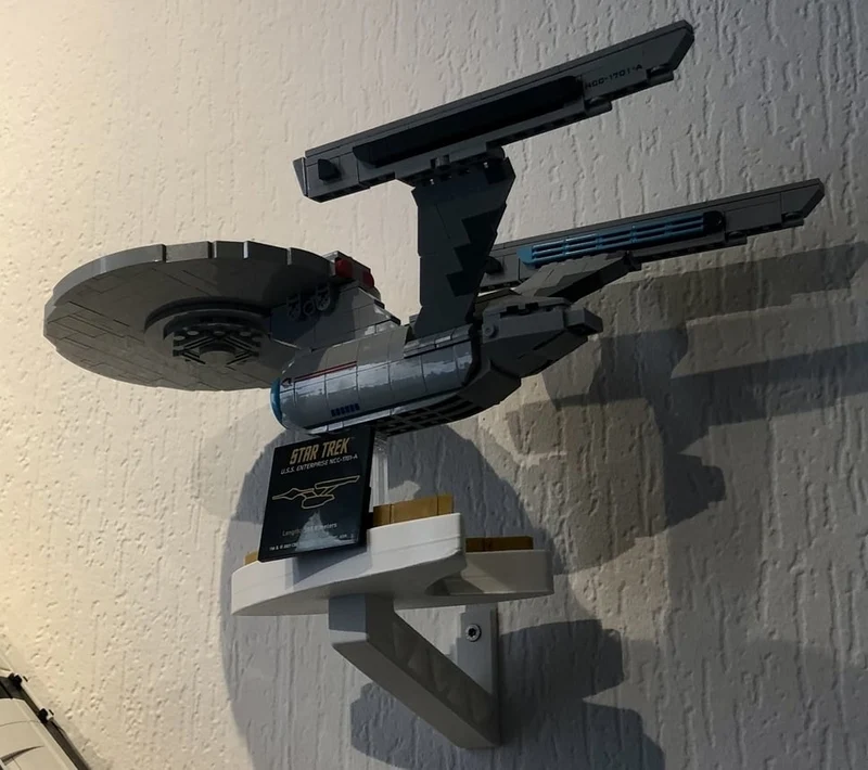 Support mural pour modèles Star Trek BlueBrixx