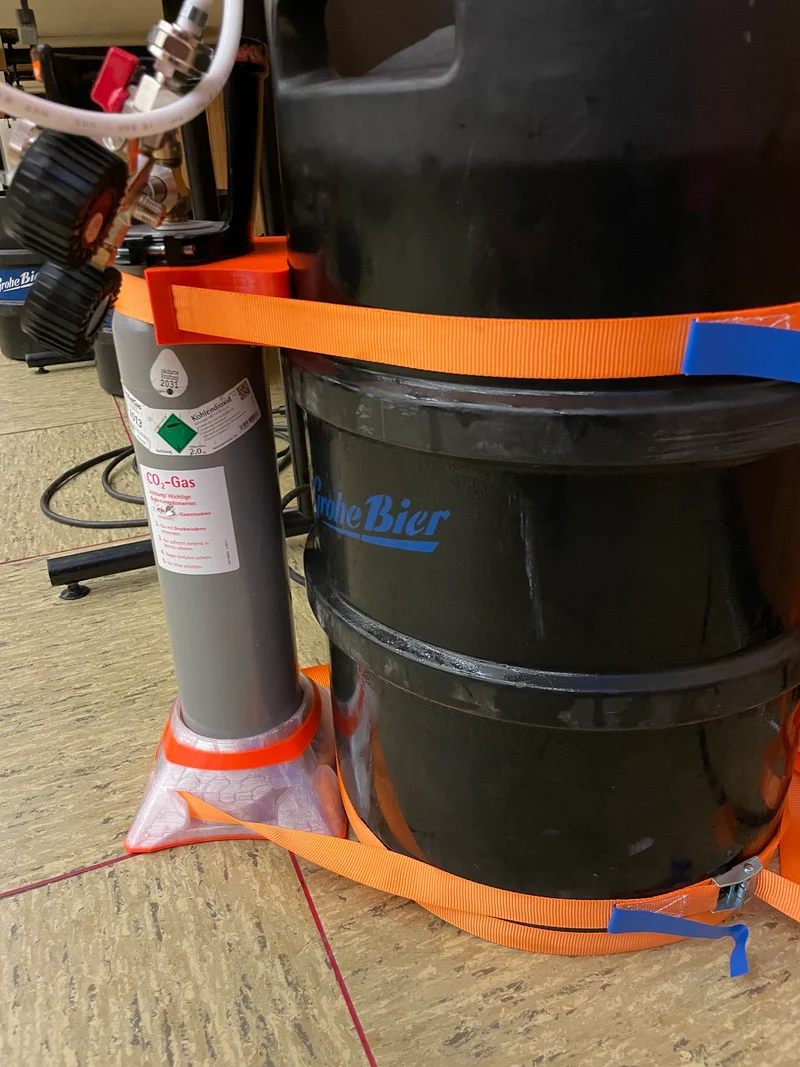 Support de CO2 stable pour fûts de bière