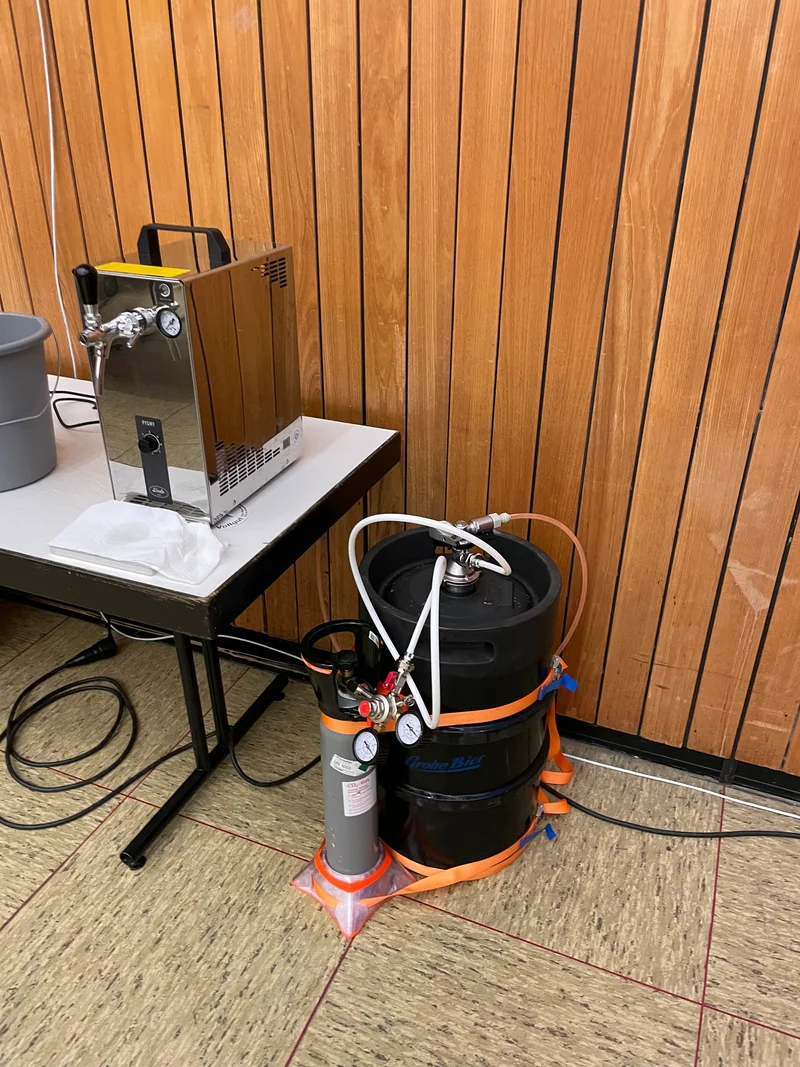 Support de CO2 stable pour fûts de bière