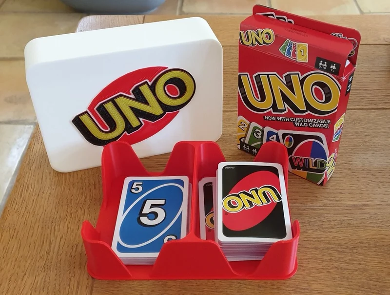 Boîte de rangement robuste pour cartes à jouer