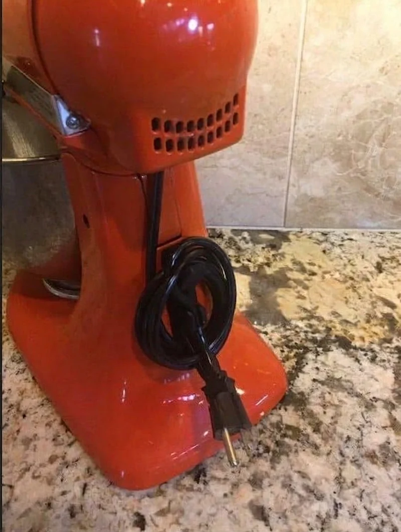 Organisateur de câbles intelligent pour robot culinaire KitchenAid