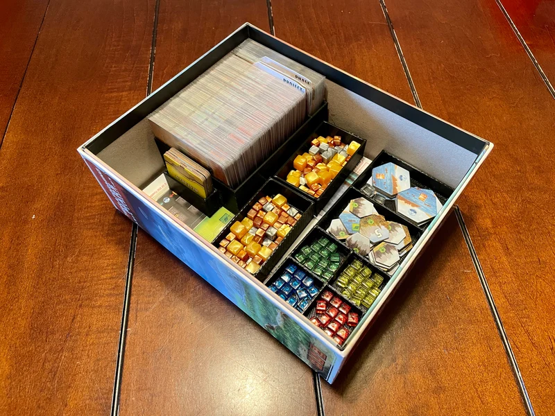 Organisateur de jeu de cartes Terraforming Mars (7 pièces)