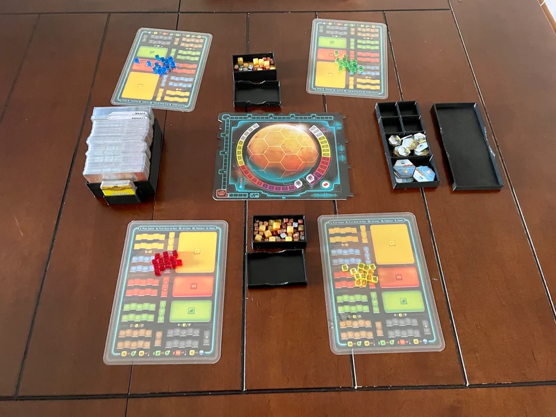 Organisateur de jeu de cartes Terraforming Mars (7 pièces)