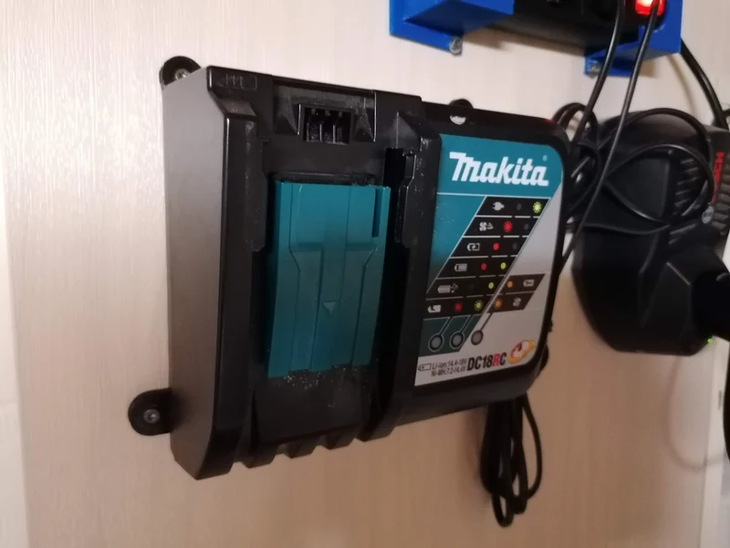 Support mural pour chargeur Makita 18V, 4 pièces – Optimisez votre atelier
