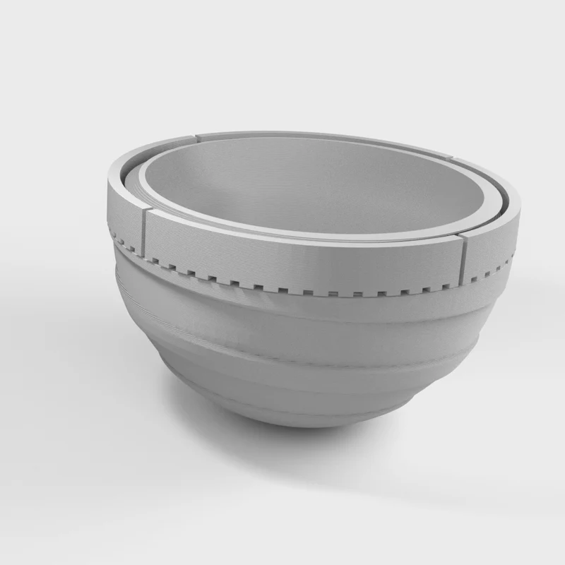 Conteneur sphérique filé - Récipient de rangement au design sphérique