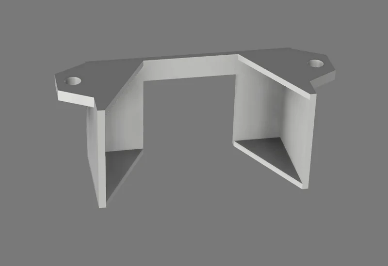 Support de barrette d'alimentation efficace pour le montage sous le bureau