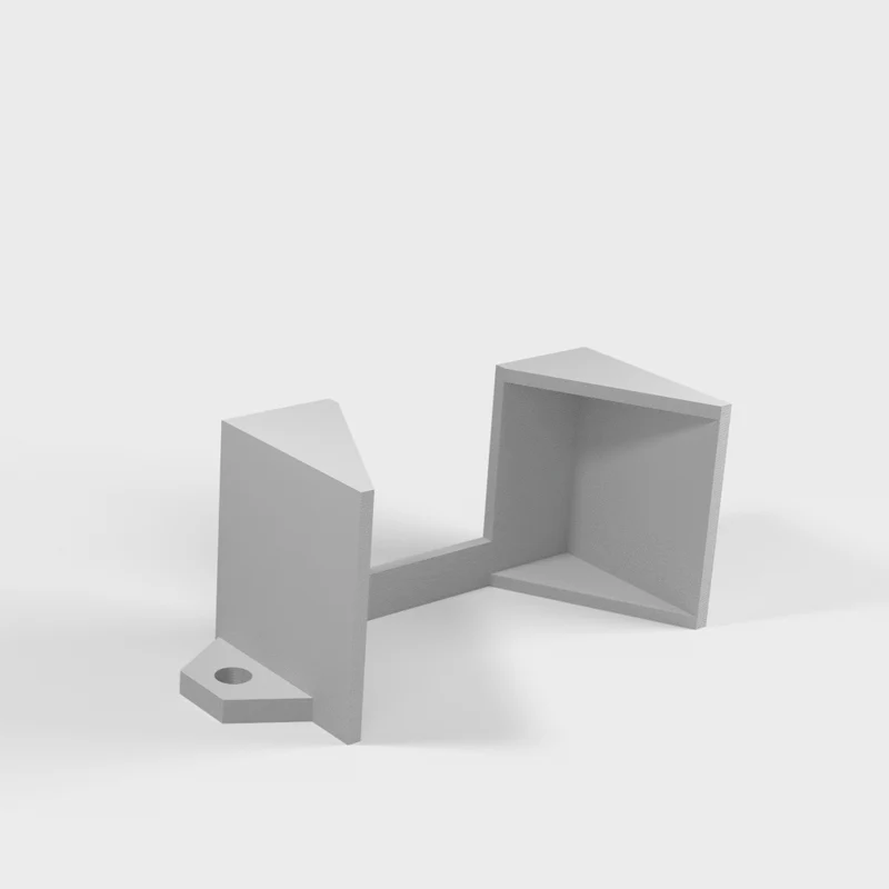 Support de barrette d'alimentation efficace pour le montage sous le bureau