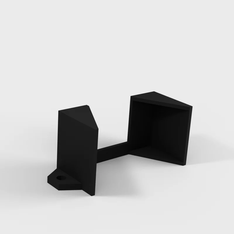Support de barrette d'alimentation efficace pour le montage sous le bureau