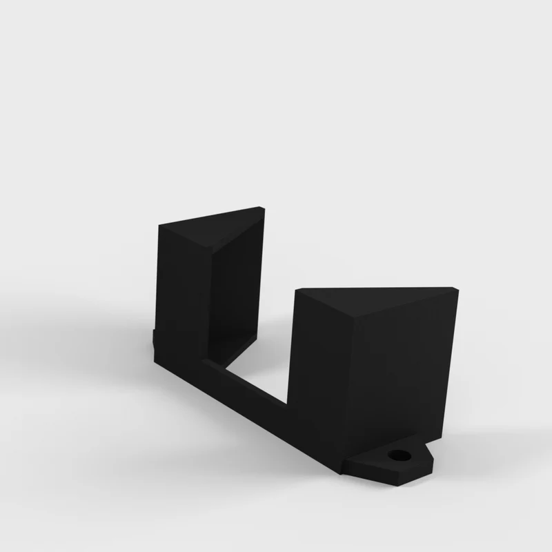 Support de barrette d'alimentation efficace pour le montage sous le bureau