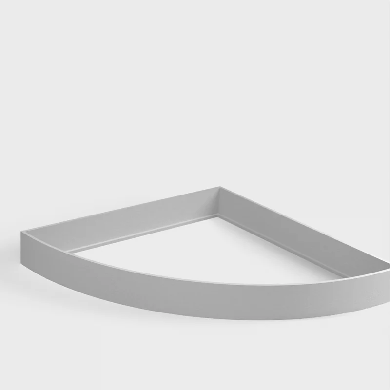 Tablette d'angle basique en deux parties pour tête de lit