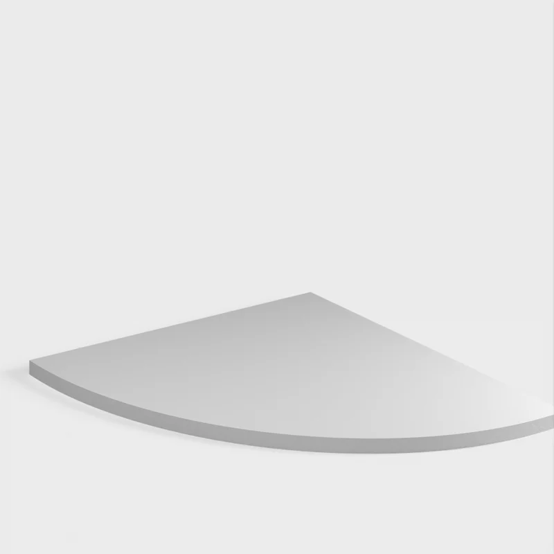 Tablette d'angle basique en deux parties pour tête de lit