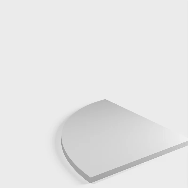 Tablette d'angle basique en deux parties pour tête de lit