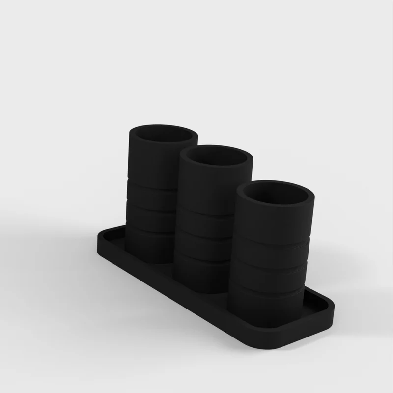 Organisateur de salle de bain pour brosses à dents et cotons-tiges