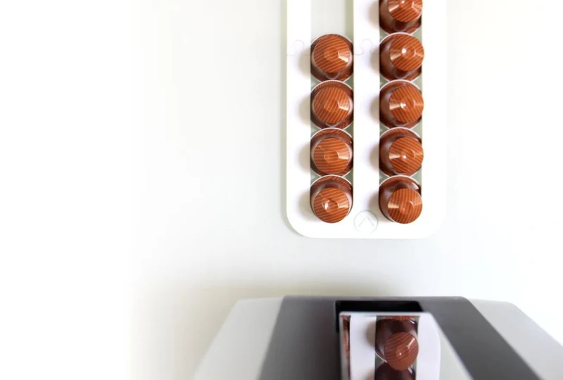 Abacus Support de capsules de café Nespresso pour le mur et l'armoire