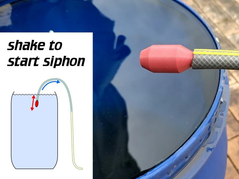 Pompe à siphon intelligente pour tuyau d'arrosage