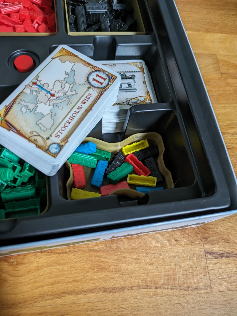 Organisateur de cartes Ticket To Ride / Les Aventuriers du Rail Europe