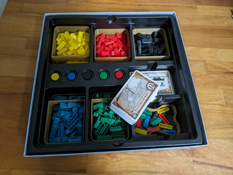 Organisateur de cartes Ticket To Ride / Les Aventuriers du Rail Europe