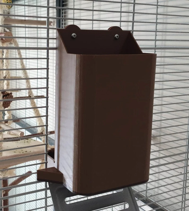 Distributeur de nourriture pour cages à oiseaux Montana Paradiso
