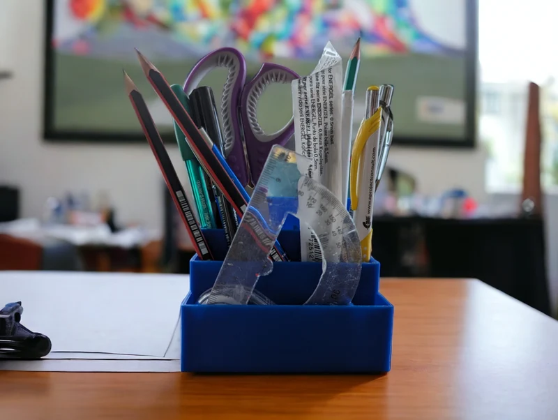 Organisateur de bureau à 9 compartiments pour l'organisation du bureau
