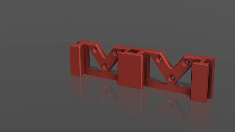 Modèle 3D du support de batterie pour les batteries Makita 18V