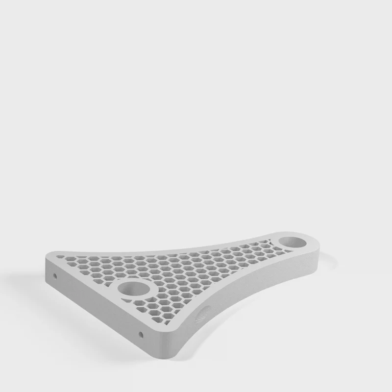 Support de bobine de filament mural avec design hexagonal