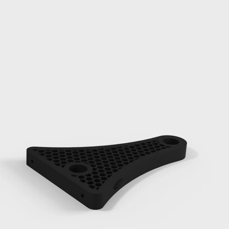 Support de bobine de filament mural avec design hexagonal