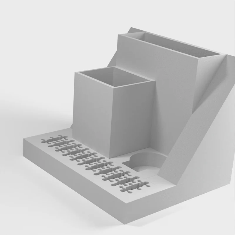 Organiseur de bureau avec porte-cartes USB et SD