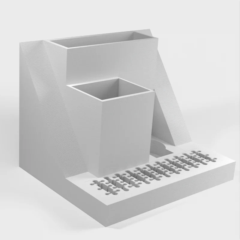 Organiseur de bureau avec porte-cartes USB et SD